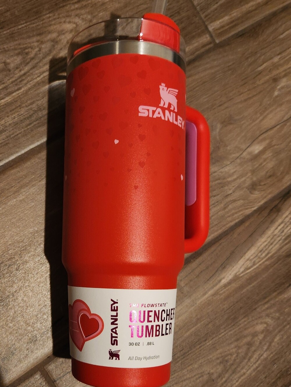 ❤️Stanley Red Quencher Tumbler with Handle